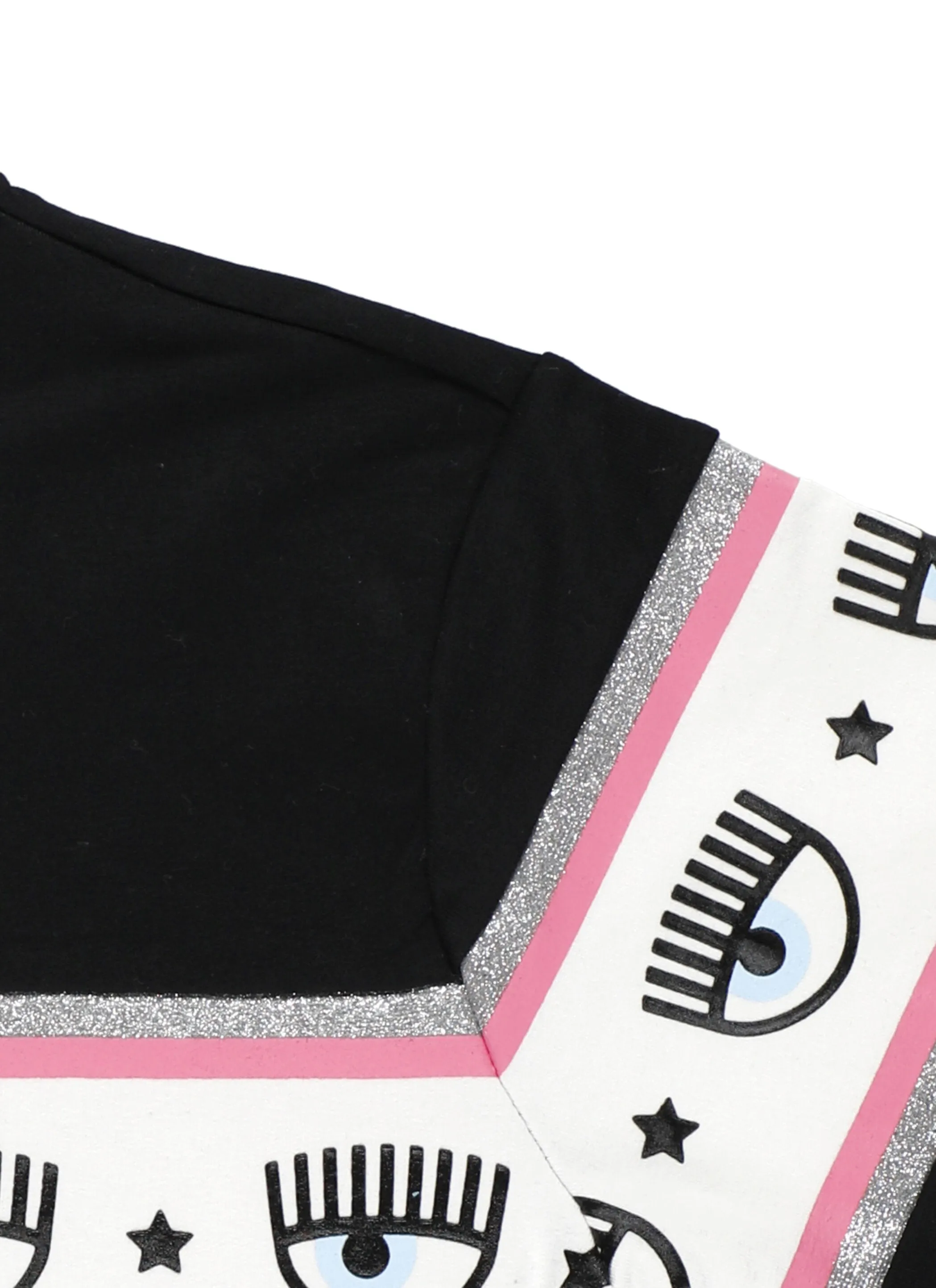 Monnalisa X Chiara Ferragani Logo Stripe Sweater