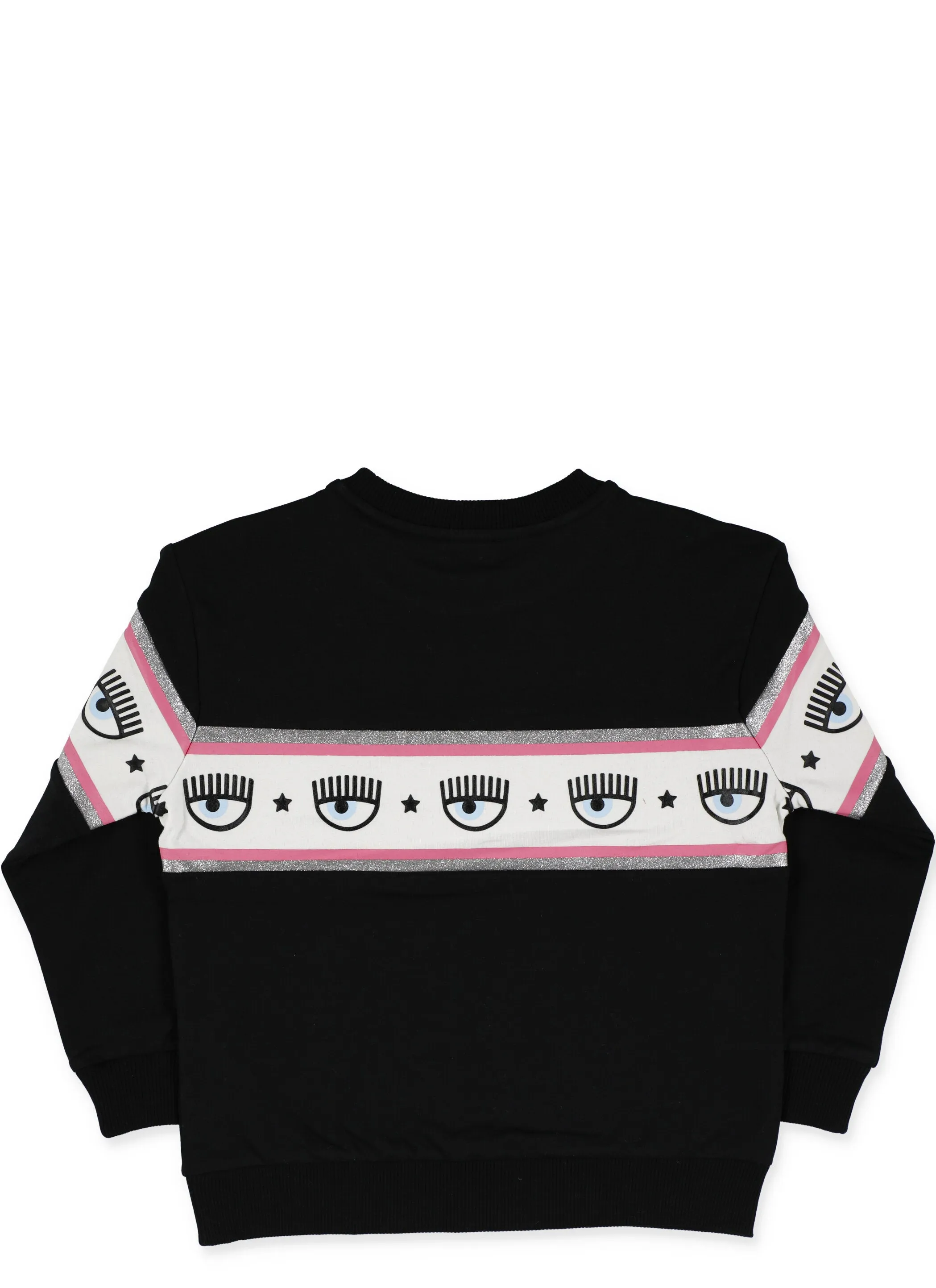 Monnalisa X Chiara Ferragani Logo Stripe Sweater