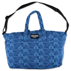 Moschino Kids Allover Logo Printed Changing Bag