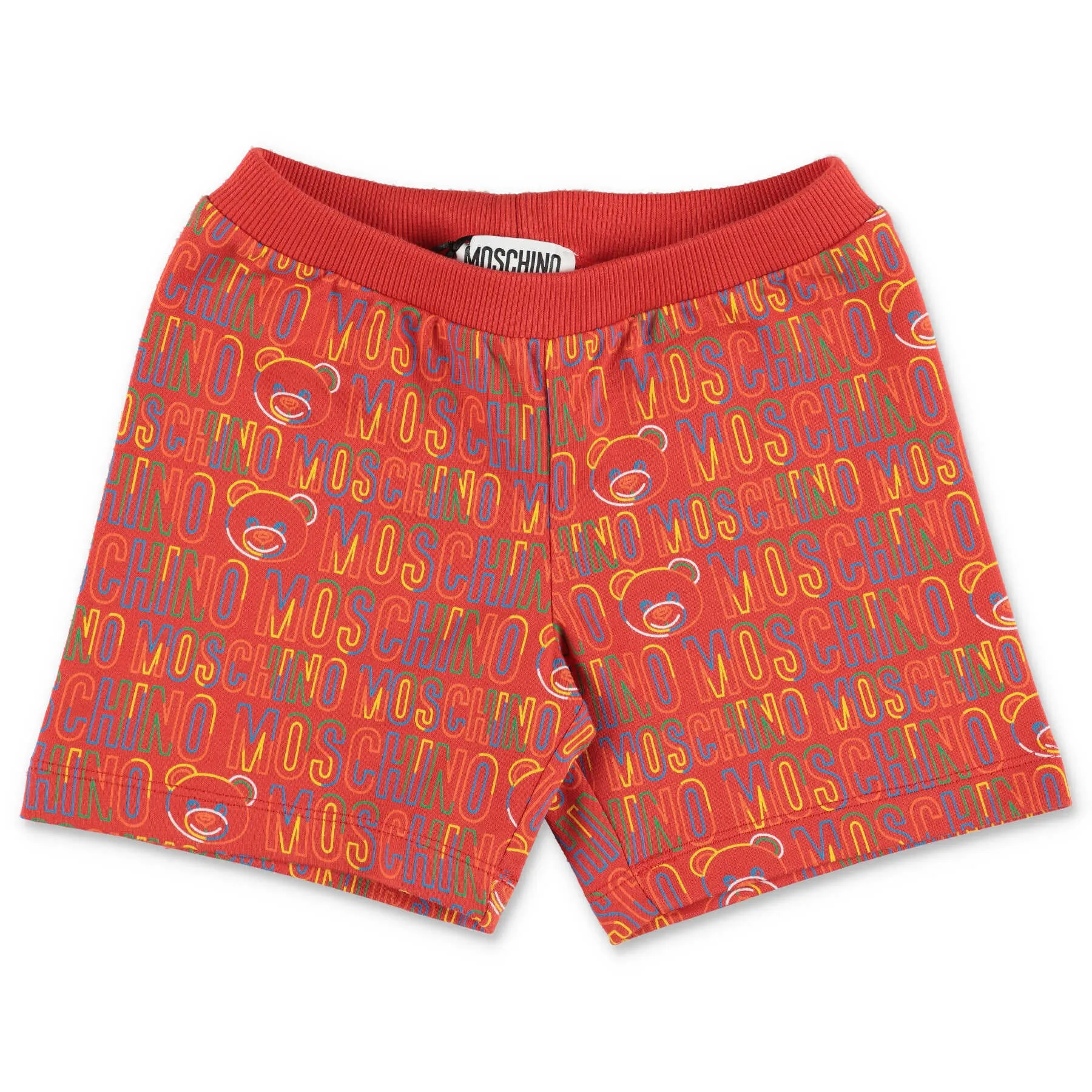 Moschino Kids Allover Logo Printed Shorts