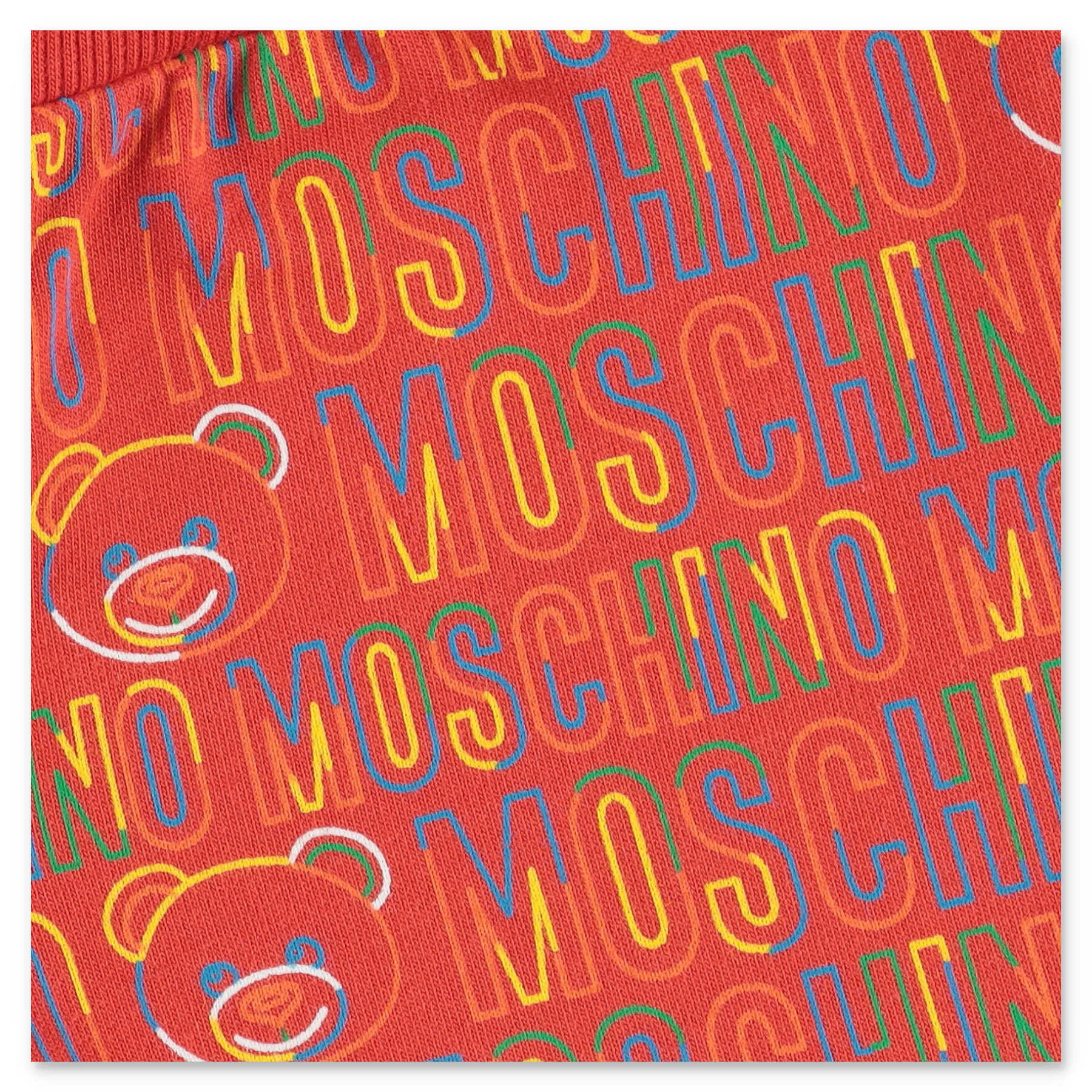 Moschino Kids Allover Logo Printed Shorts