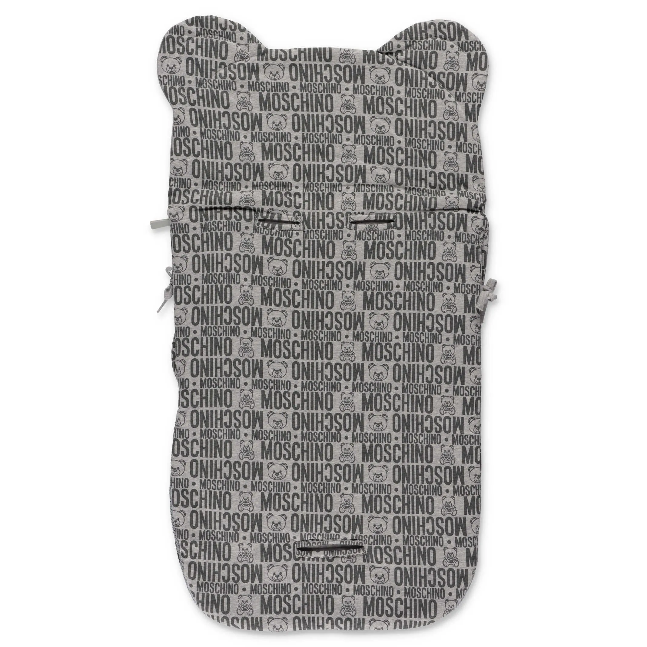 Moschino Kids Allover Logo Printed Sleeping Bag