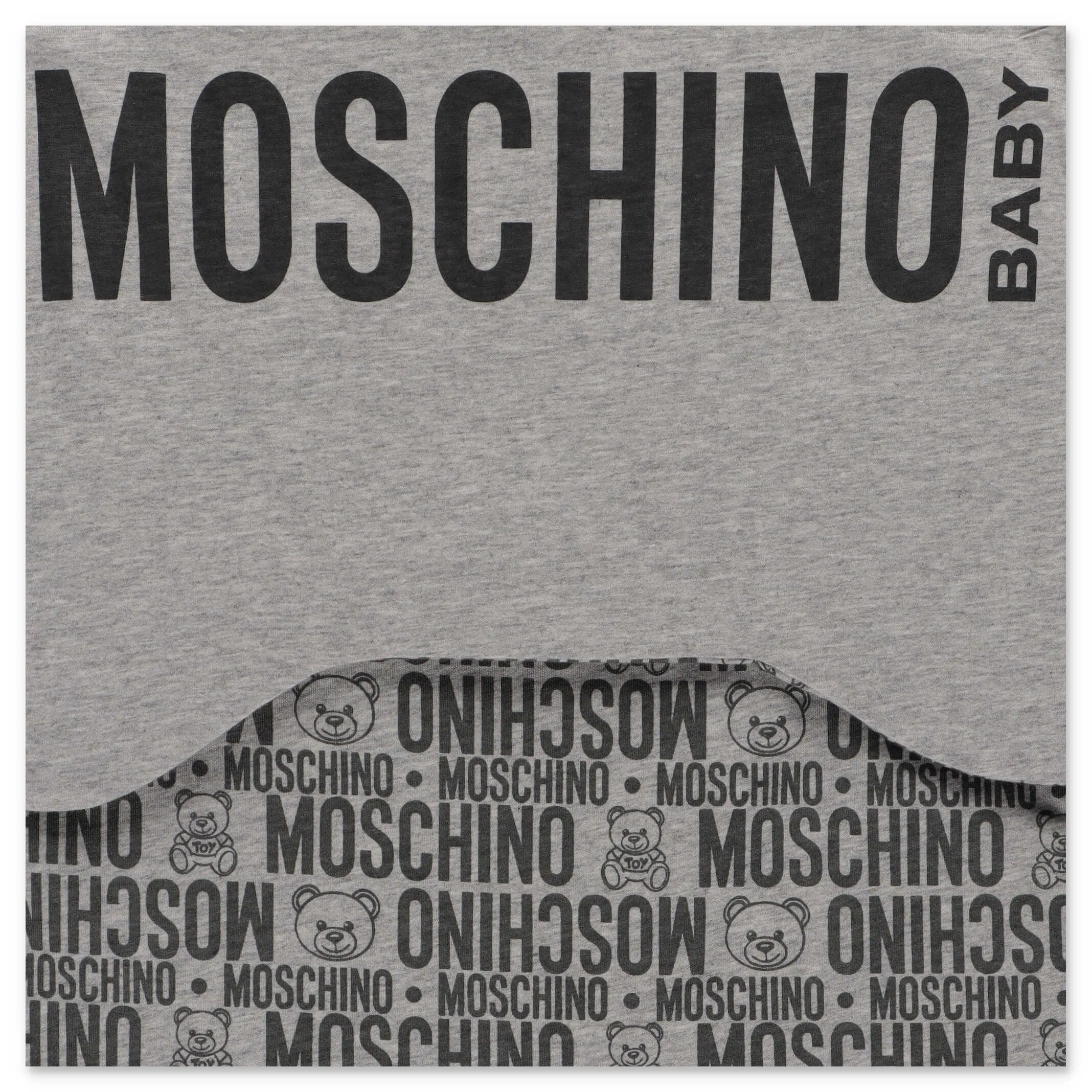 Moschino Kids Allover Logo Printed Sleeping Bag