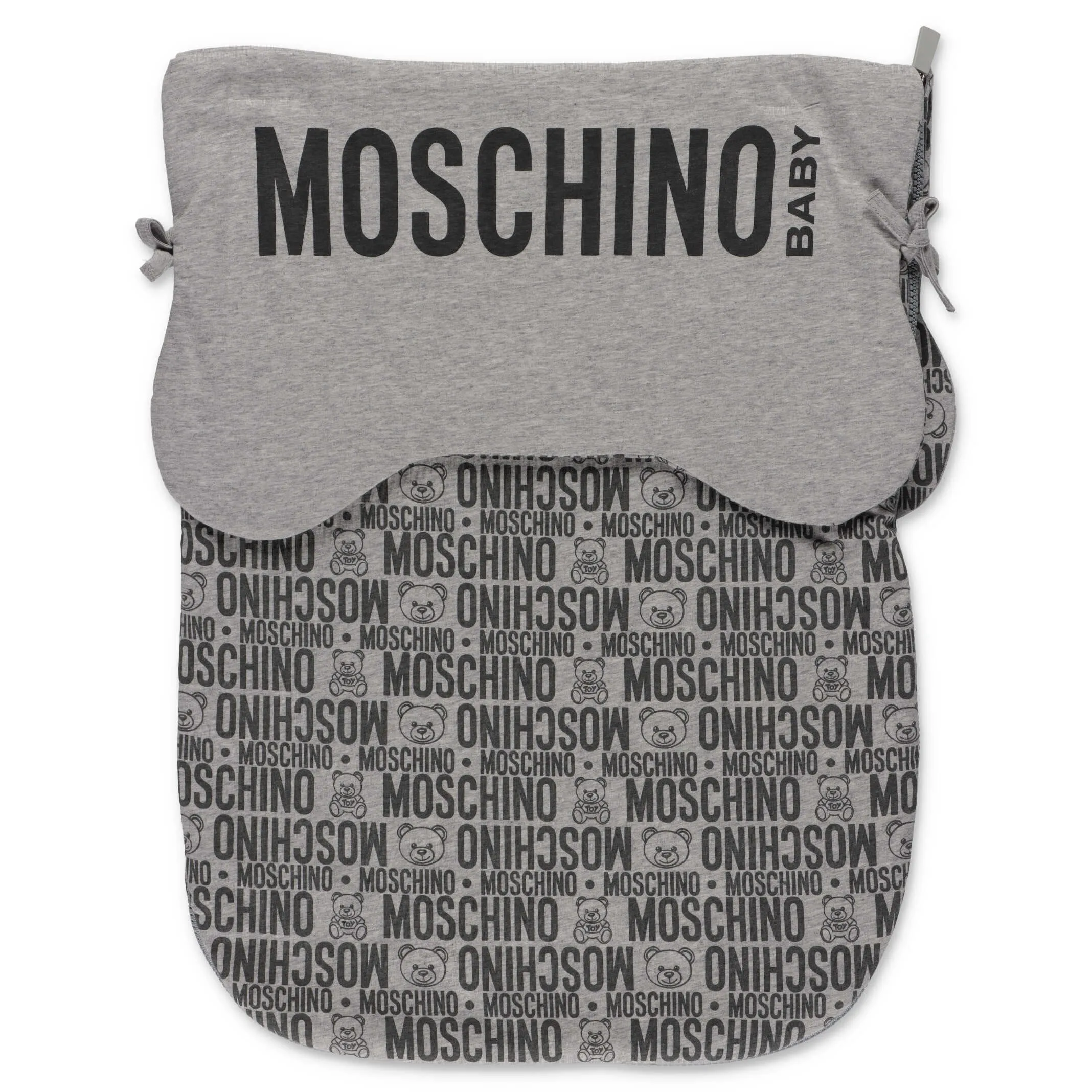 Moschino Kids Allover Logo Printed Sleeping Bag