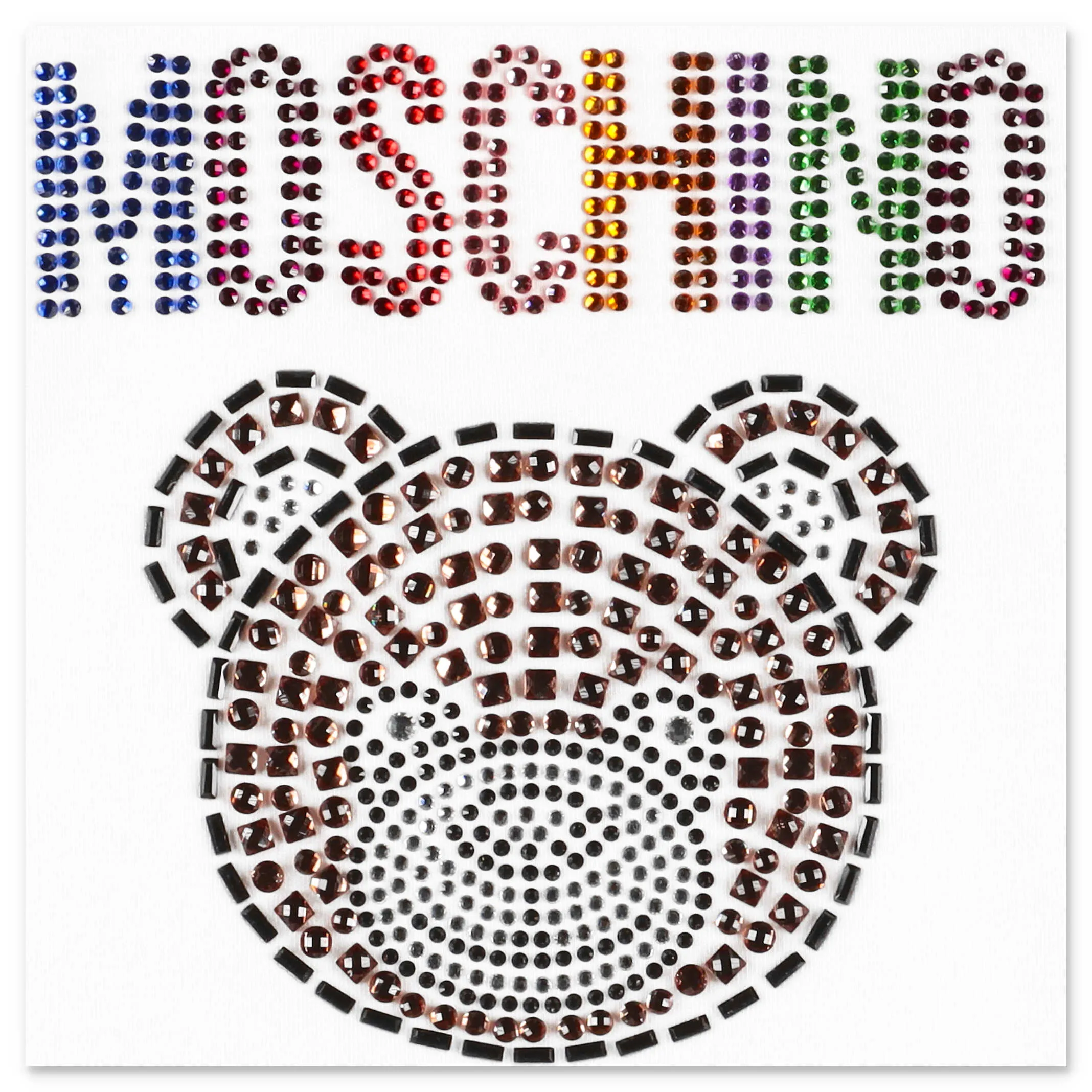Moschino Kids Embellished Teddy Bear Logo T-Shirt Dress
