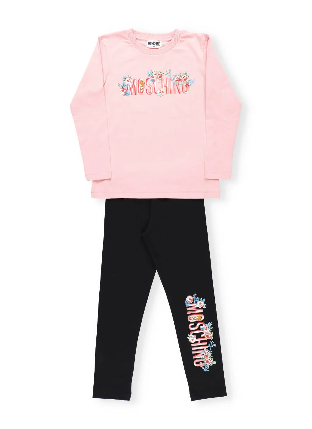 Moschino Kids Flower Logo Print Tracksuit
