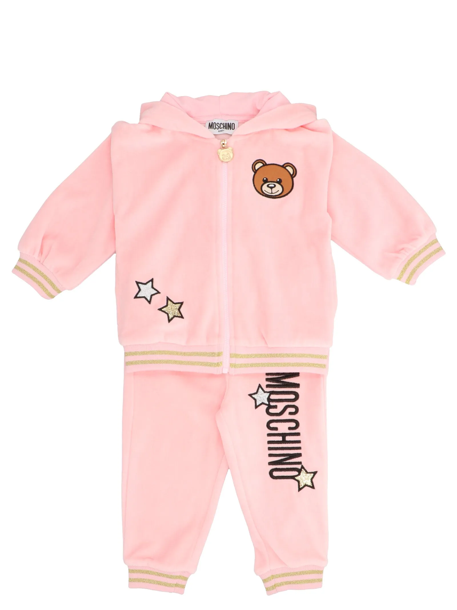 Moschino Kids Glittered Teddy Two-Piece Tracksuit