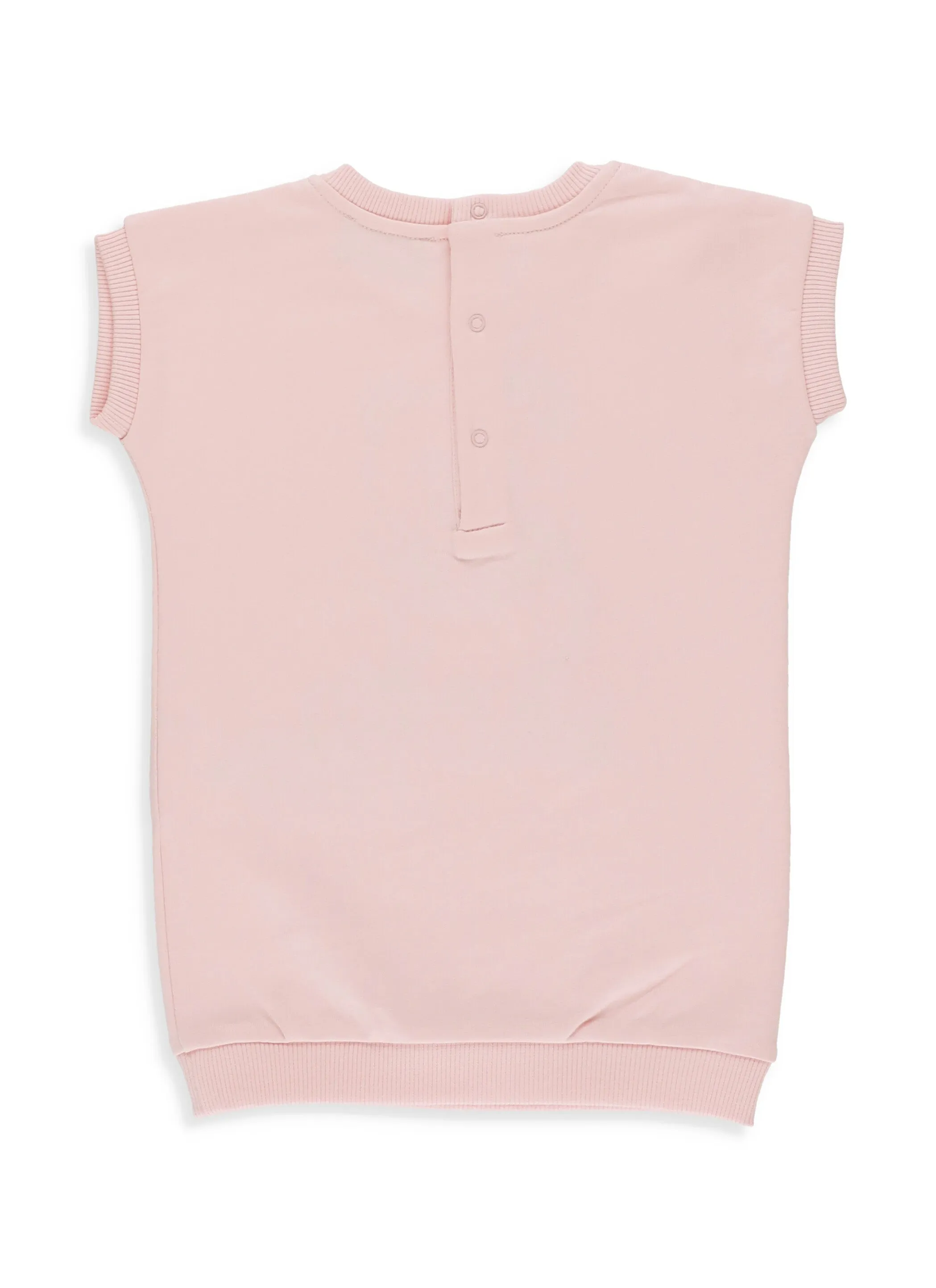 Moschino Kids Logo Embroidered Sweater Dress
