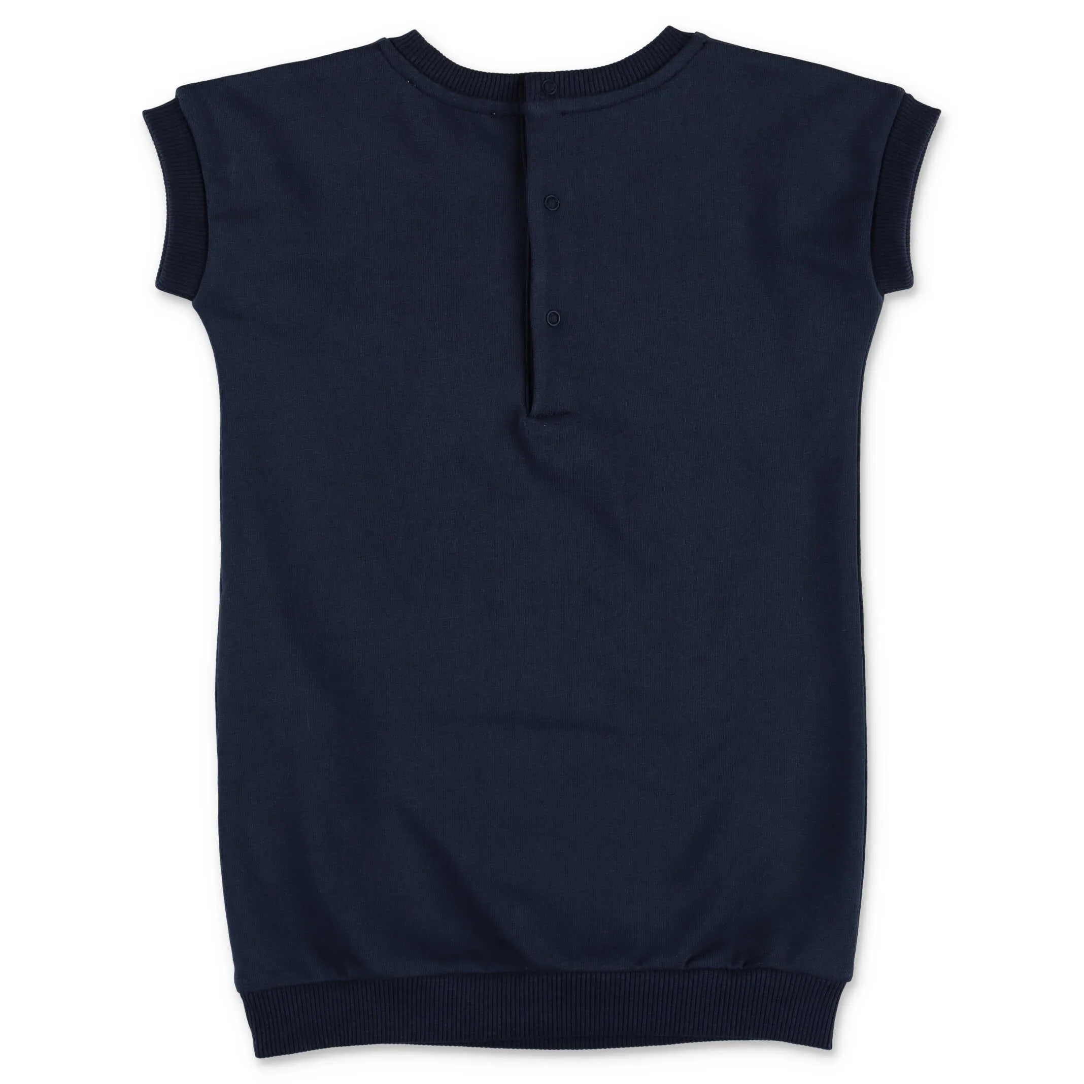 Moschino Kids Logo Embroidered Sweater Dress