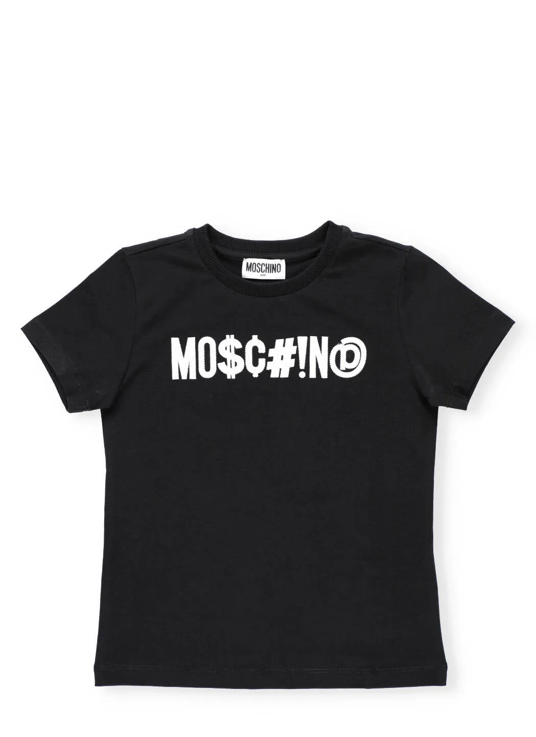 Moschino Kids Logo Print Crewneck T-Shirt