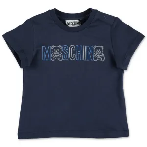 Moschino Kids Logo Printed Crewneck T-Shirt