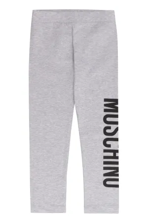 Moschino Kids Logo Printed Leggings