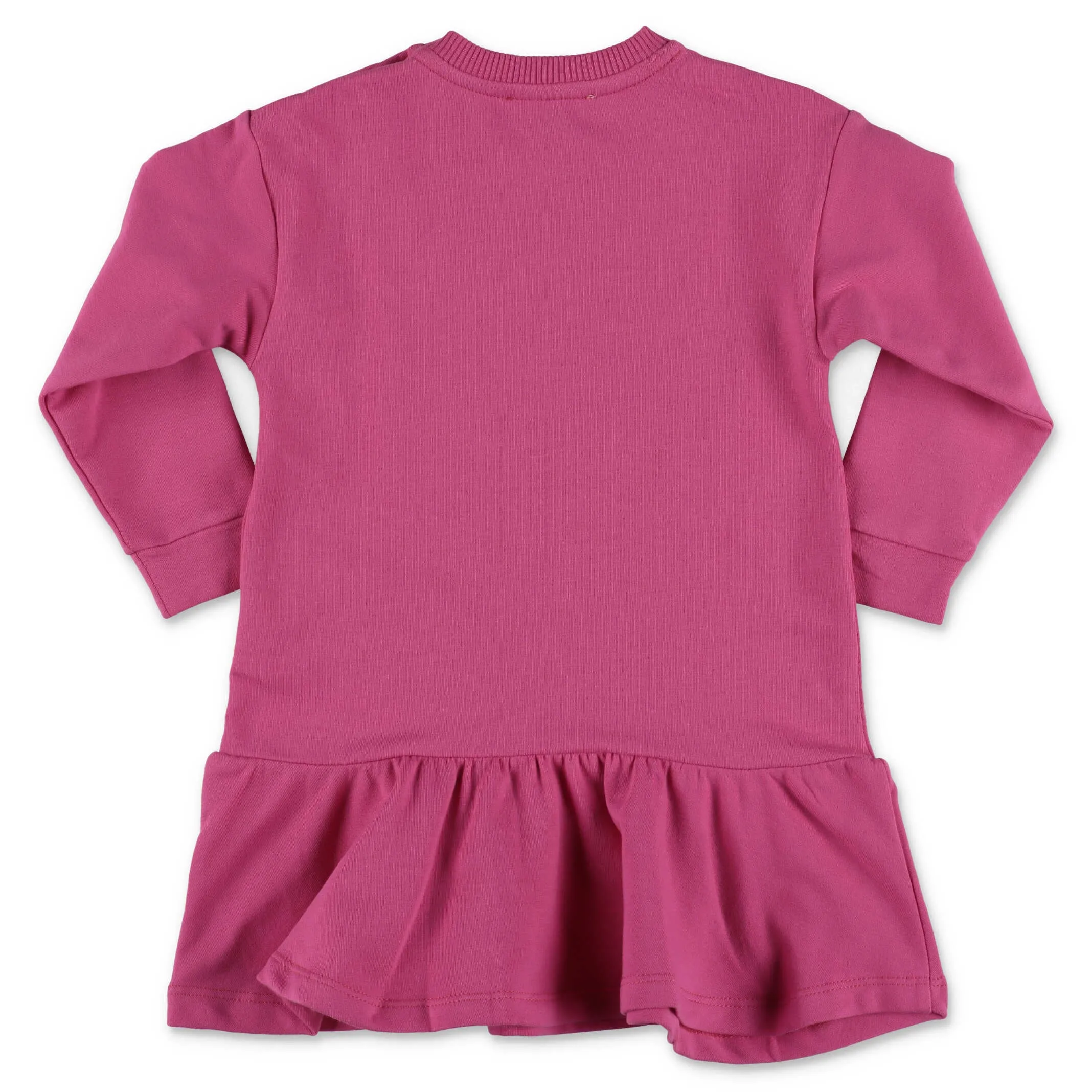 Moschino Kids Logo Printed Long Sleeve Dress