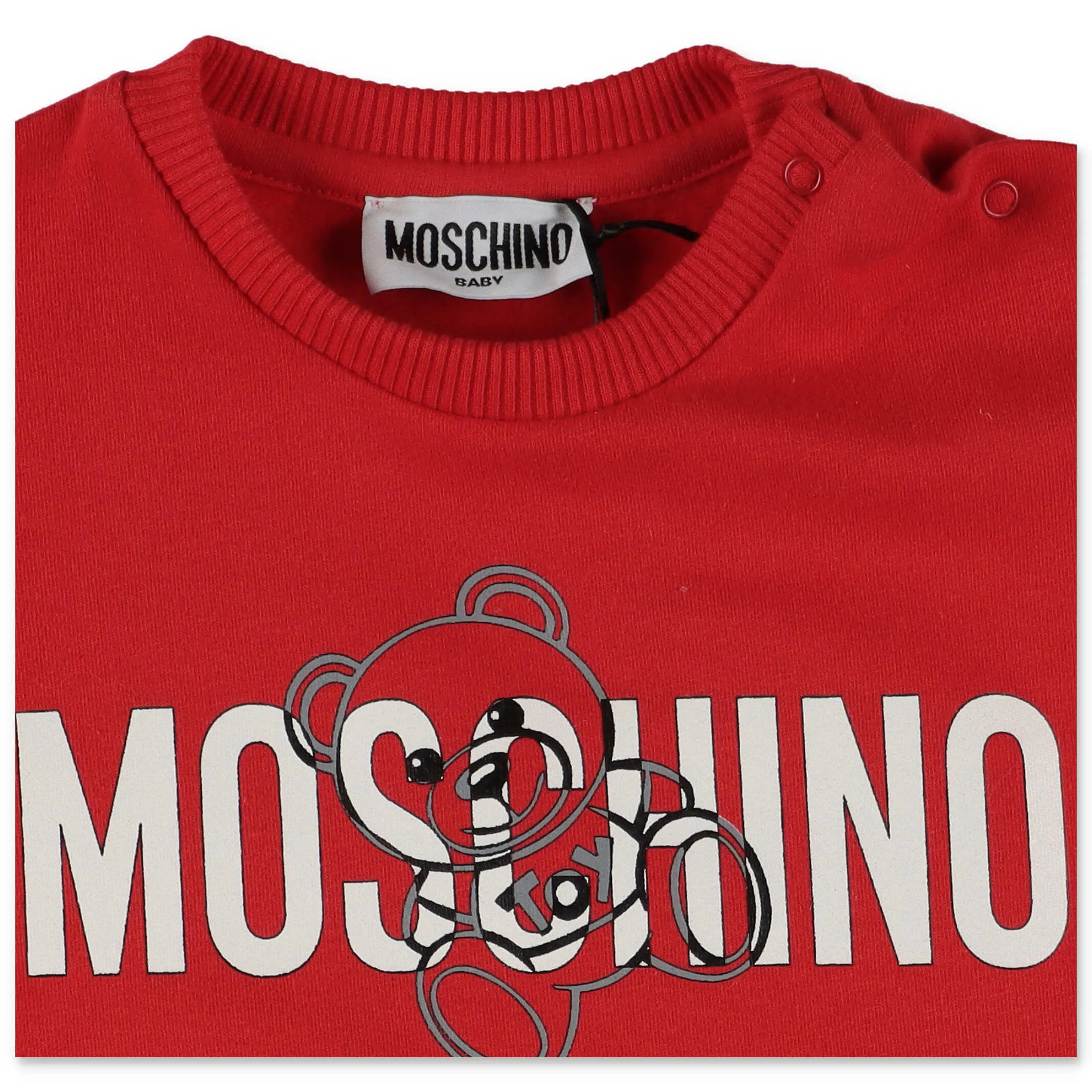 Moschino Kids Logo Printed Long Sleeve Dress