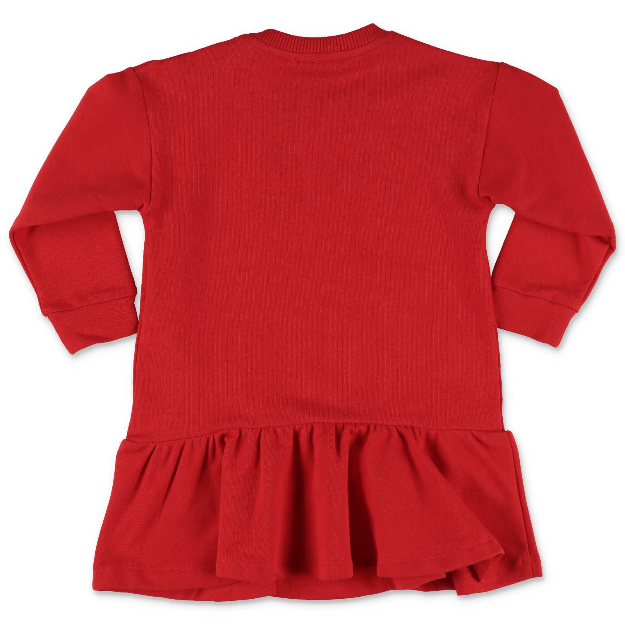 Moschino Kids Logo Printed Long Sleeve Dress