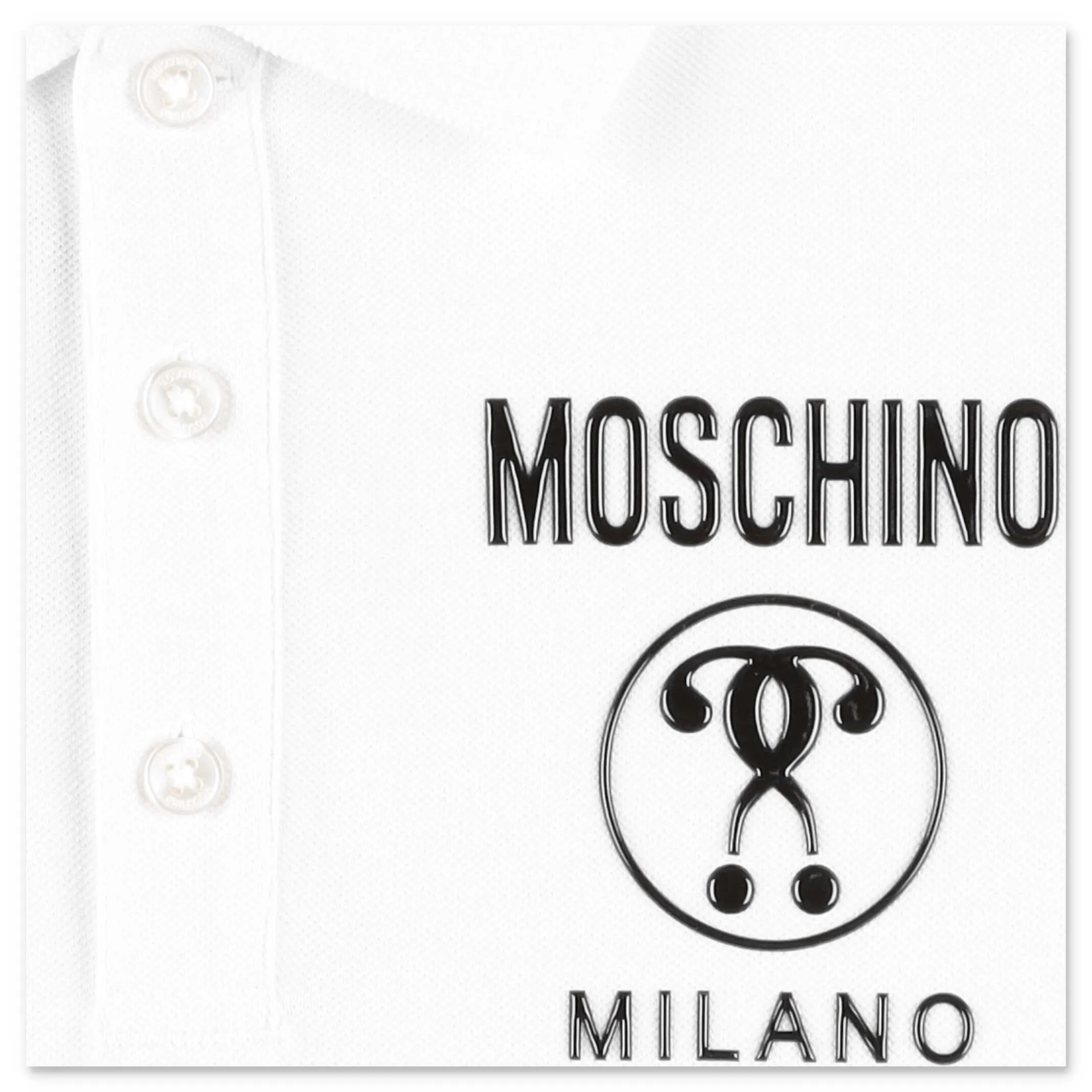 Moschino Kids Logo Printed Polo Shirt