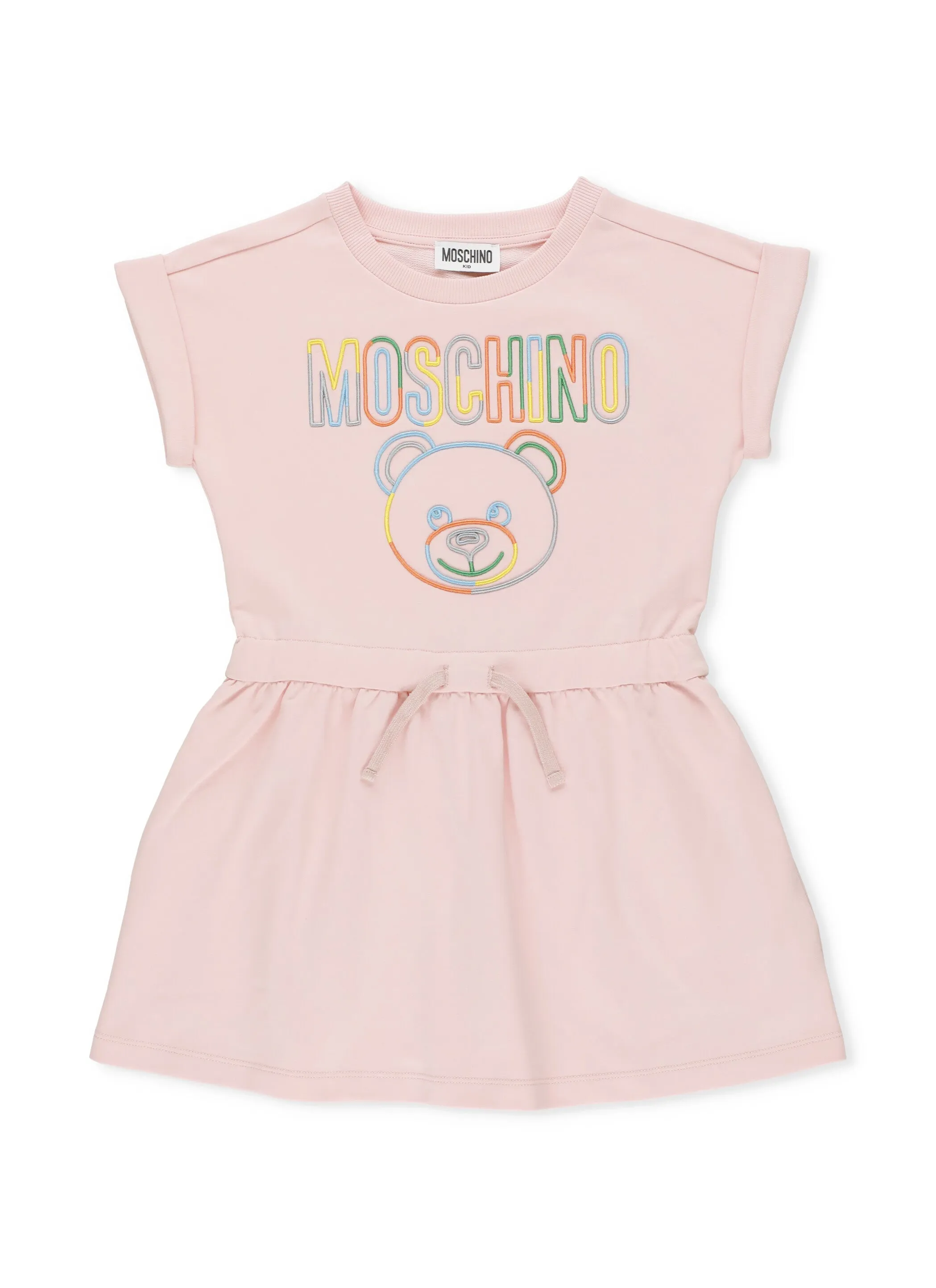 Moschino Kids Logo Printed Short Sleeved T-Shirt Dress