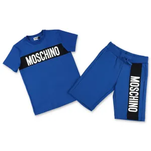 Moschino Kids Logo Printed Short Tracksuit