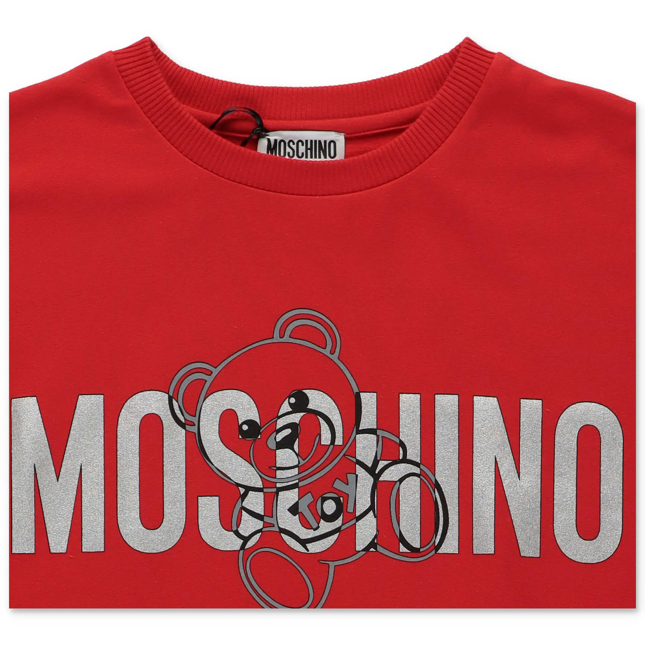 Moschino Kids Logo Printed Sweatshirt Dress