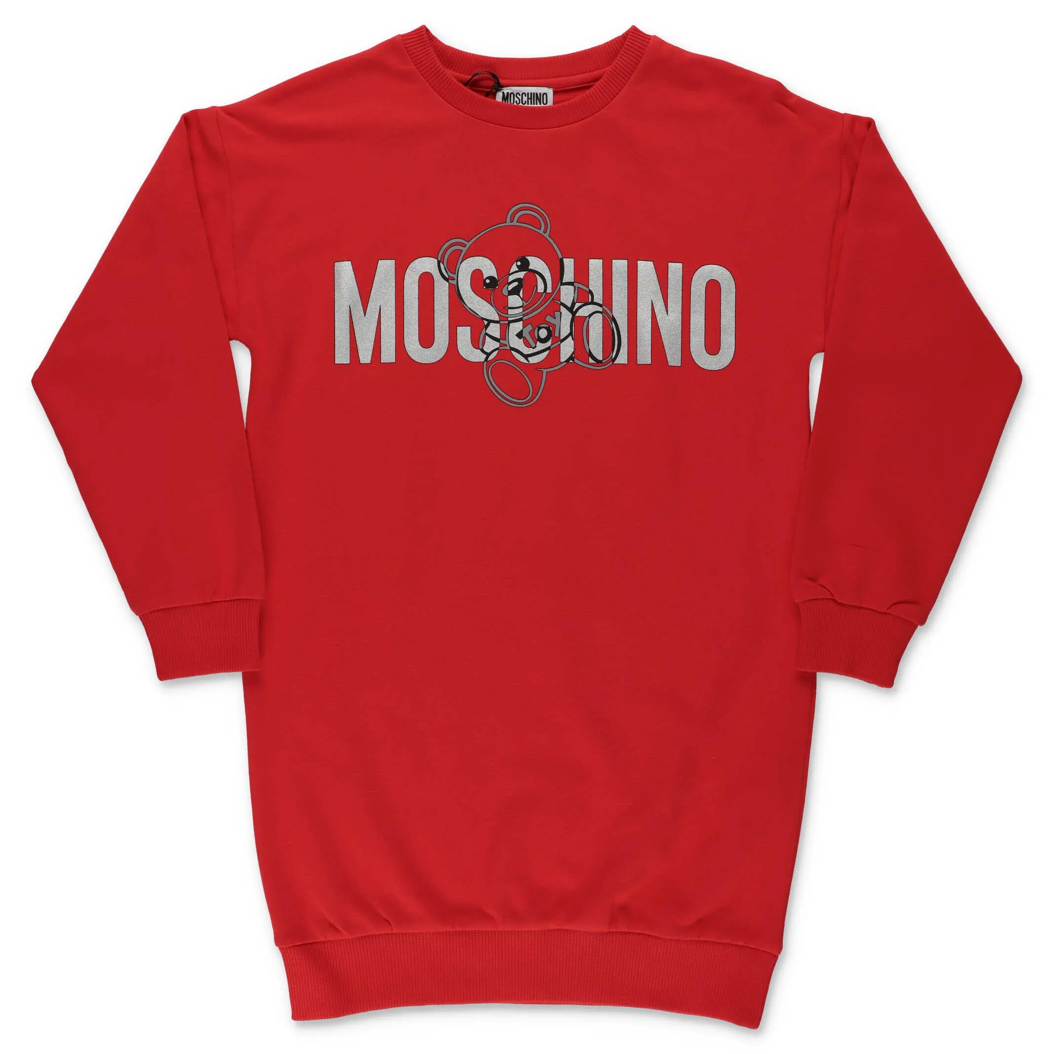 Moschino Kids Logo Printed Sweatshirt Dress