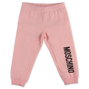 Moschino Kids Logo Printed Track Pants