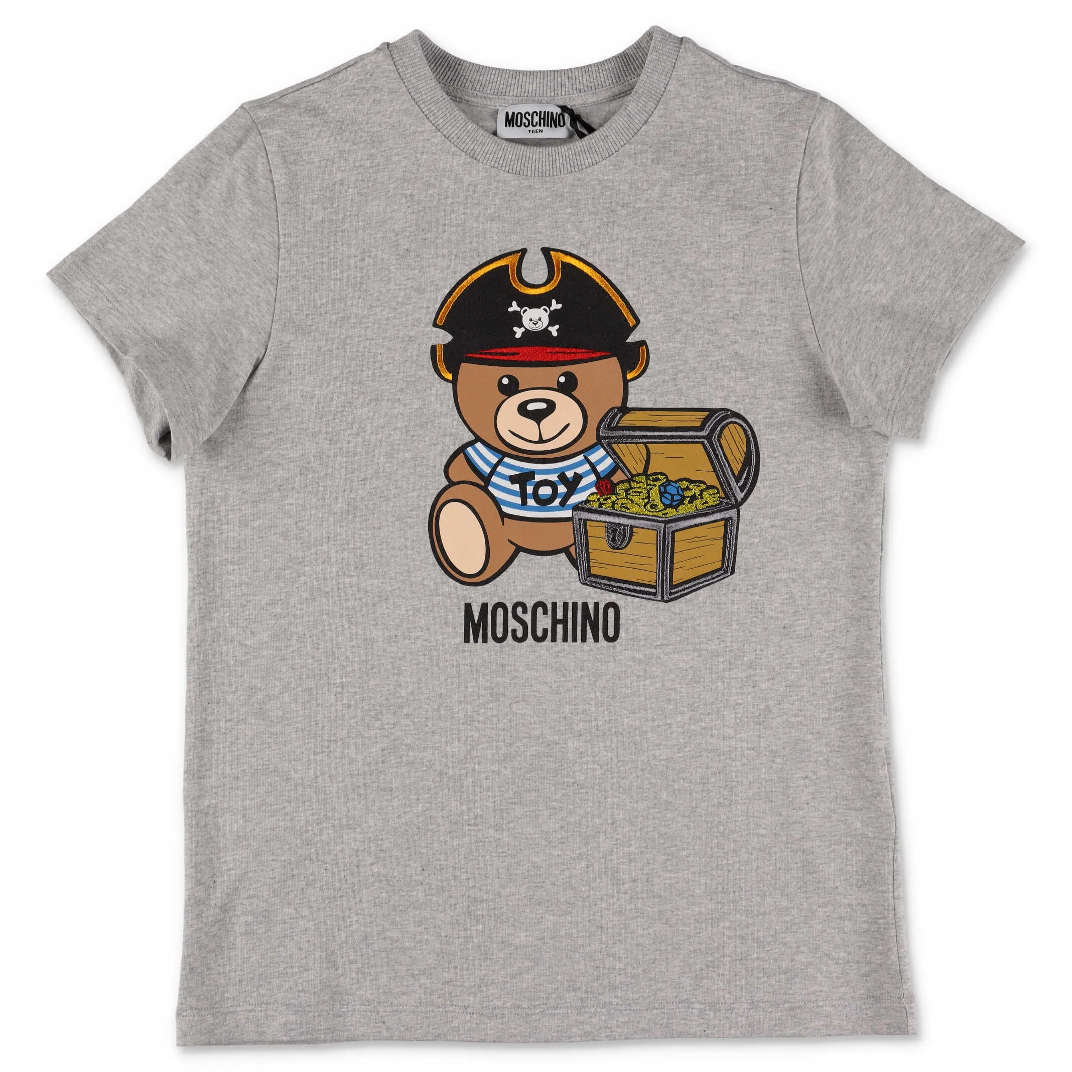 Moschino Kids Pirate Teddy Bear Printed T-Shirt