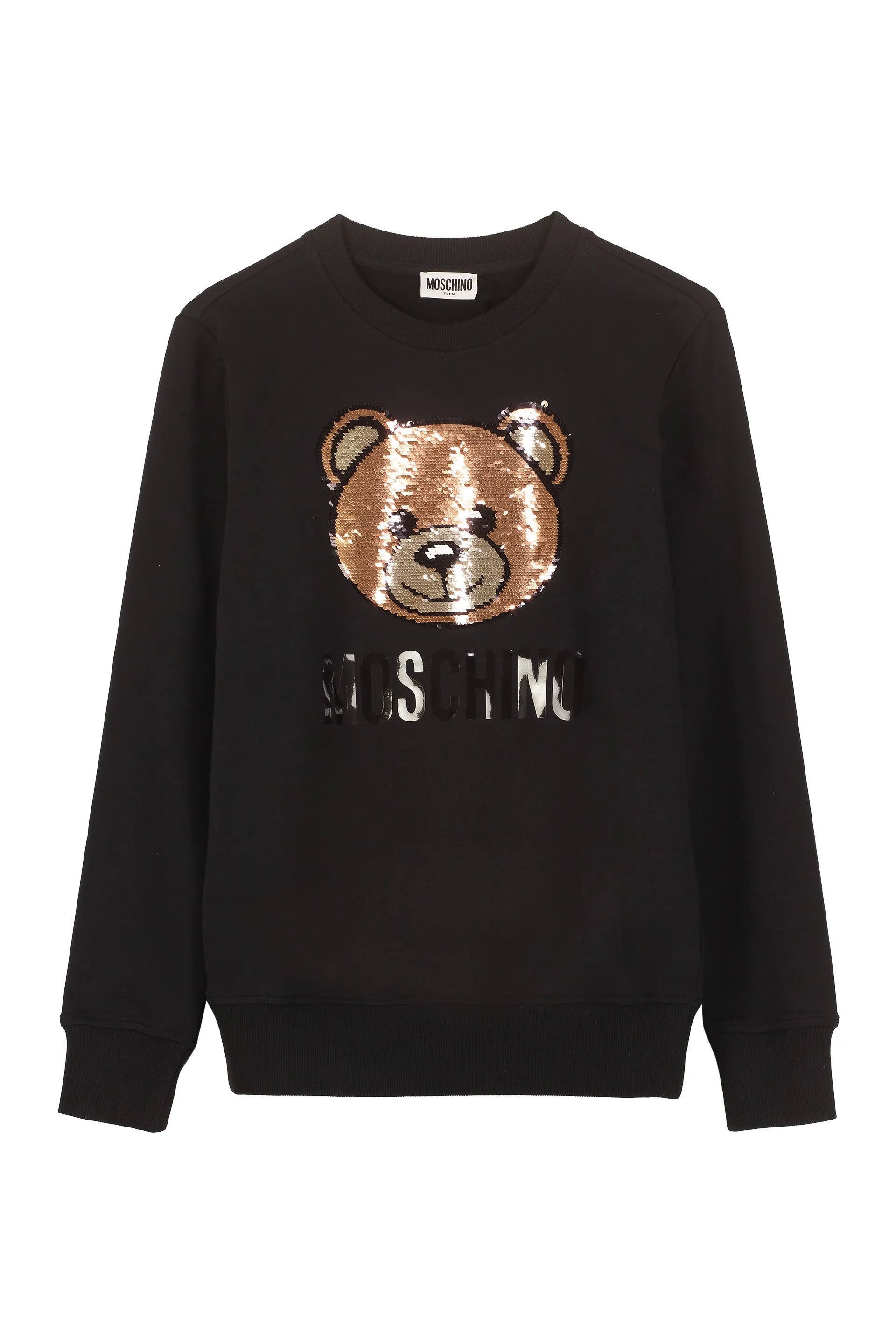 Moschino Kids Sequined Teddy Sweatshirt