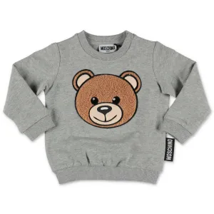 Moschino Kids Teddy Bear Embroidered Sweatshirt
