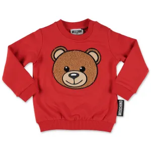 Moschino Kids Teddy Bear Embroidered Sweatshirt