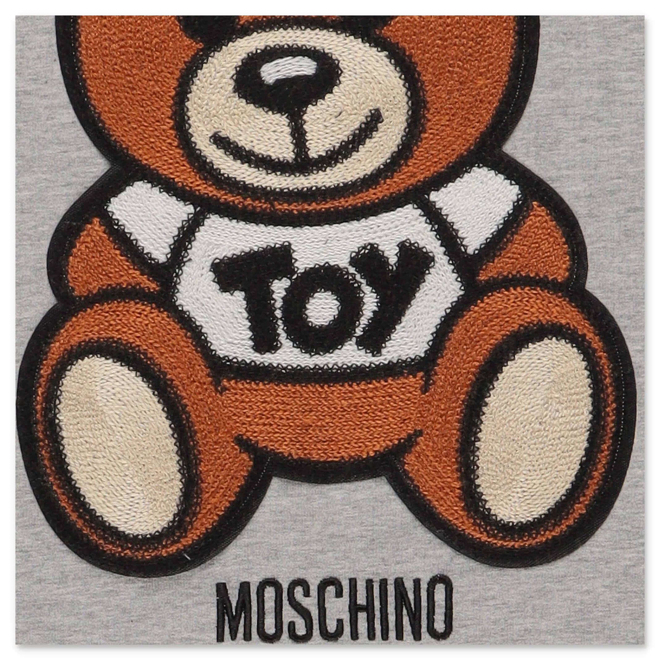 Moschino Kids Teddy Bear Embroidered T-Shirt Dress