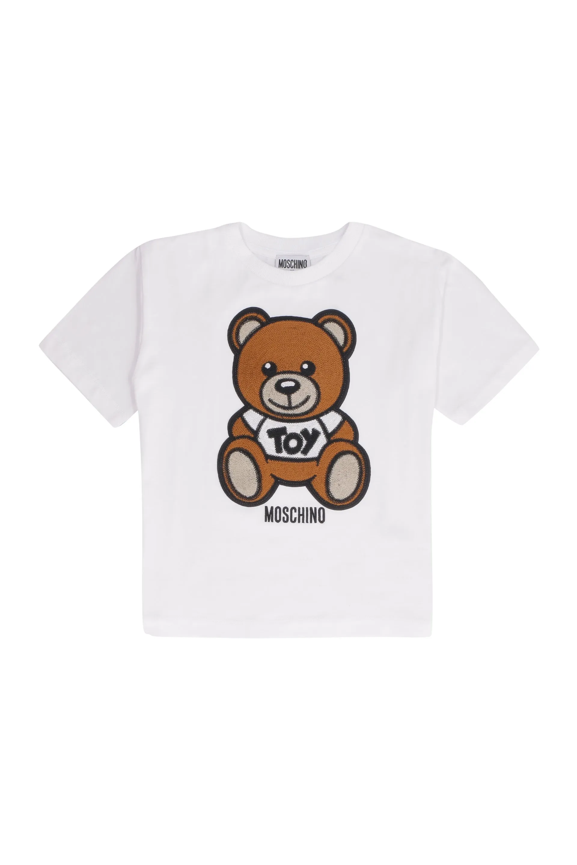 Moschino Kids Teddy Bear Embroidered T-Shirt