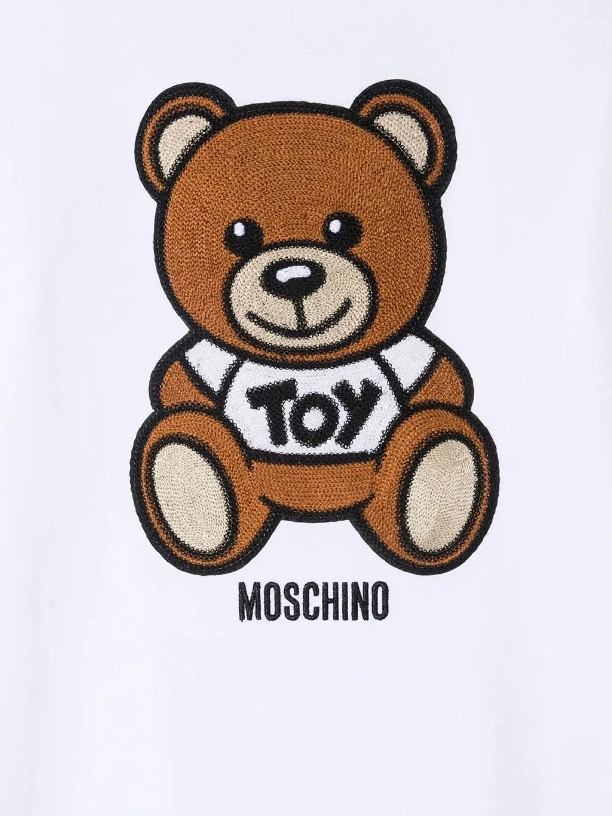 Moschino Kids Teddy Bear Embroidered T-Shirt
