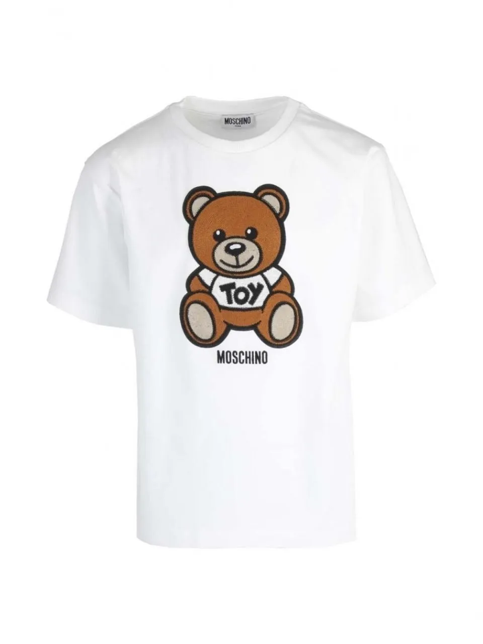 Moschino Kids Teddy Bear Embroidered T-Shirt