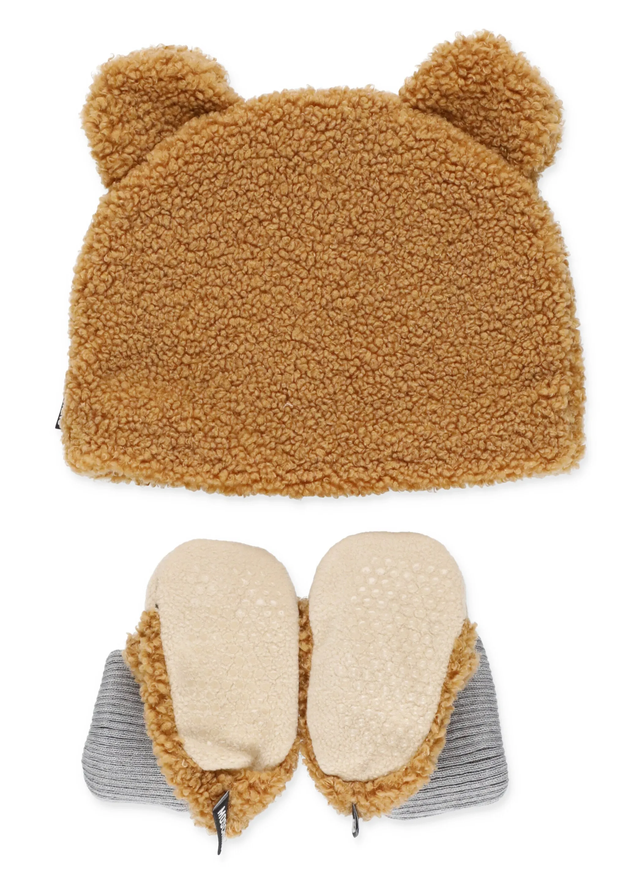 Moschino Kids Teddy Bear Hat And Slippers Set