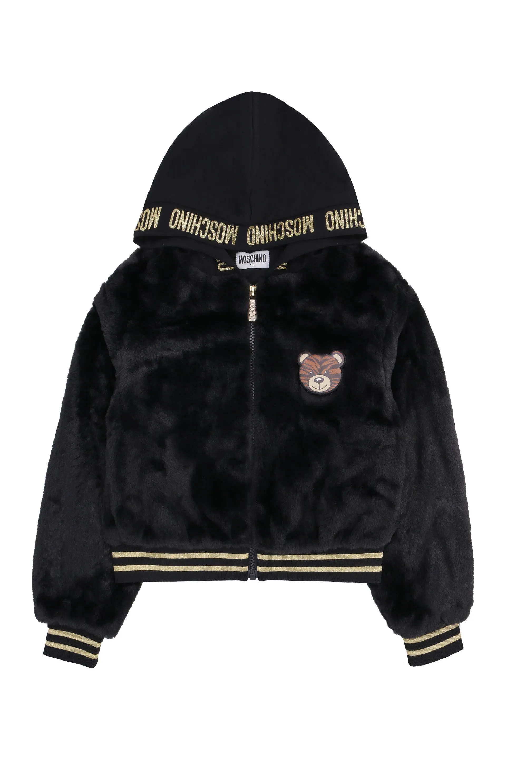 Moschino Kids Teddy Bear Hooded Jacket