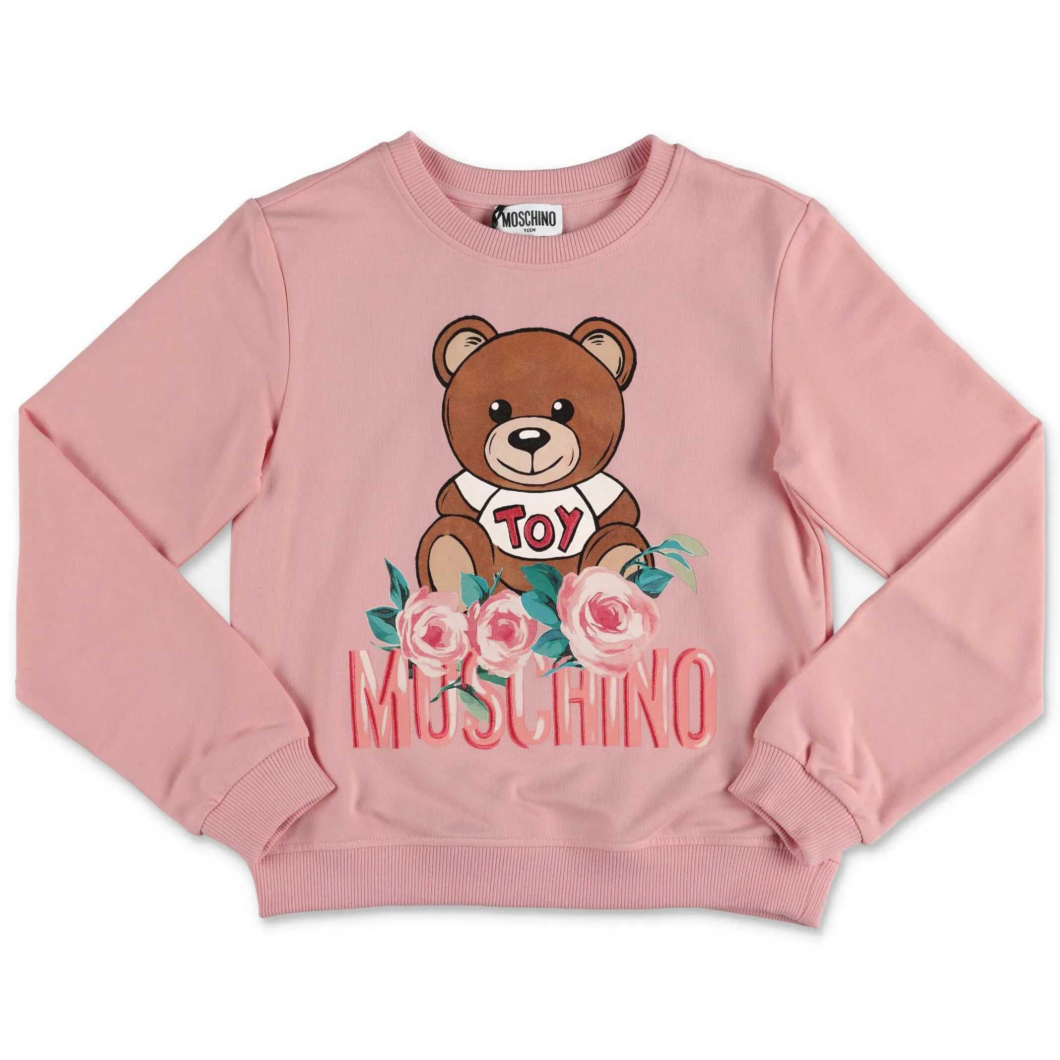 Moschino Kids Teddy Bear Logo Printed Sweatshirt