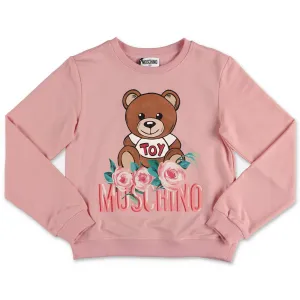 Moschino Kids Teddy Bear Logo Printed Sweatshirt