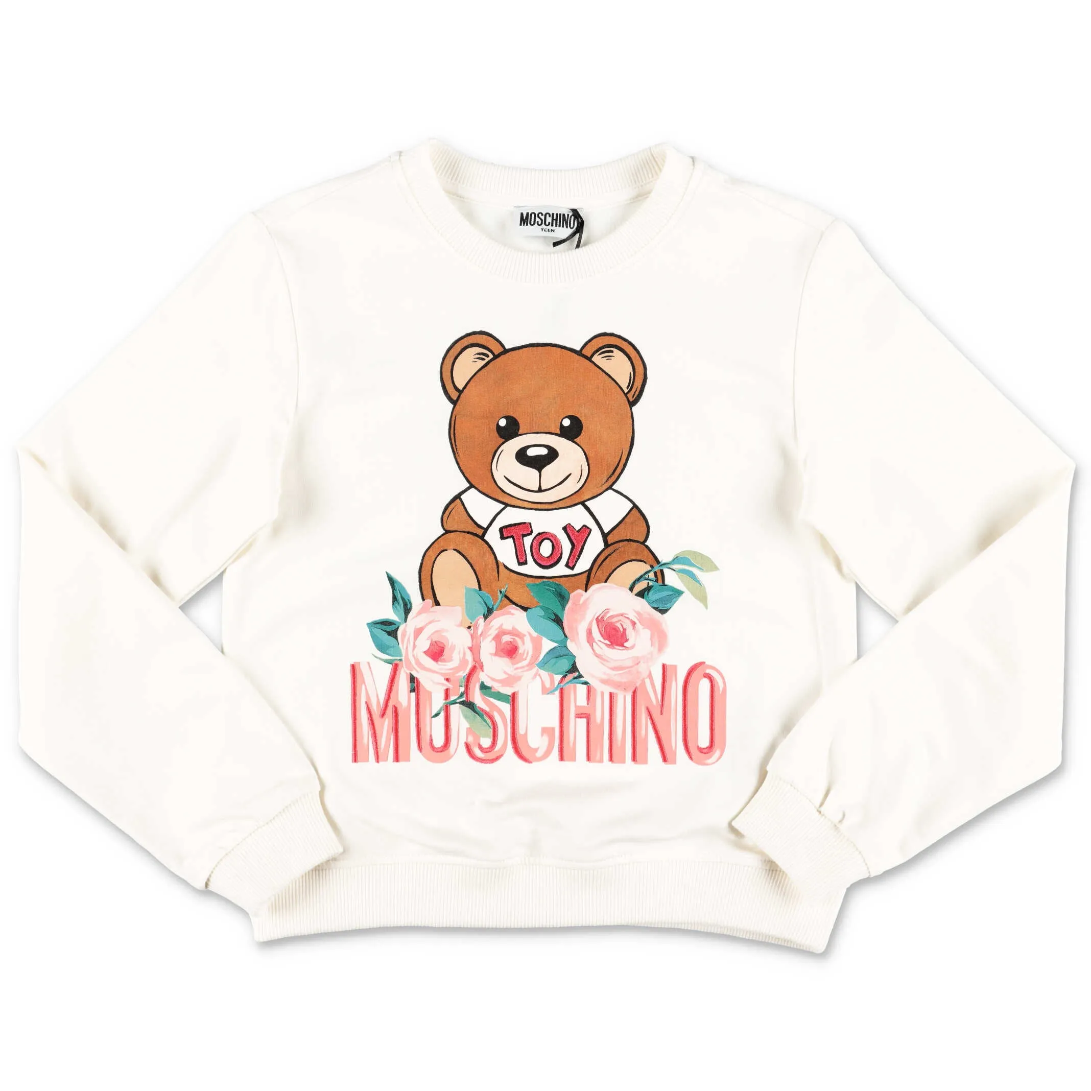Moschino Kids Teddy Bear Logo Printed Sweatshirt