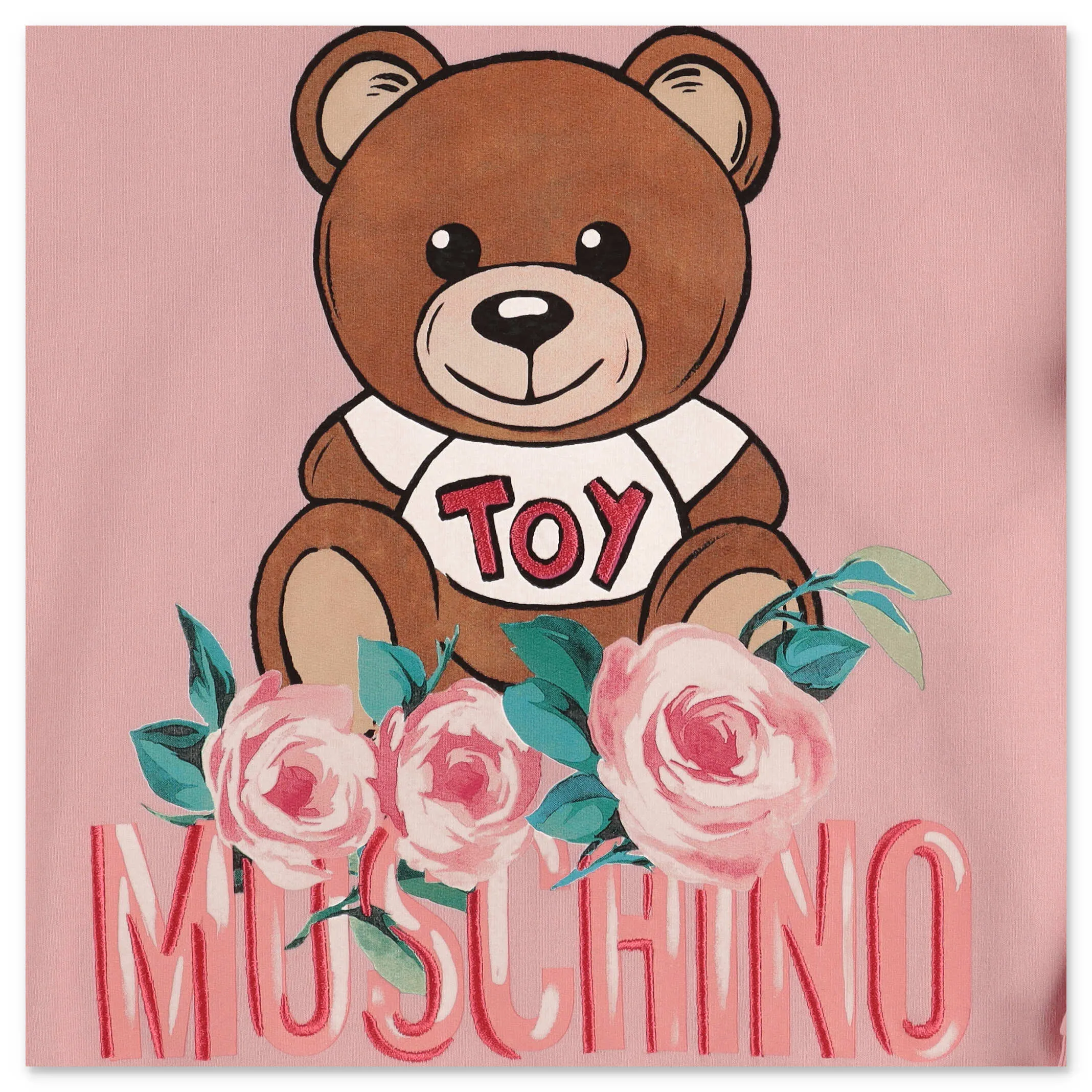 Moschino Kids Teddy Bear Logo Printed Sweatshirt