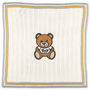Moschino Kids Teddy Bear Motif Blanket