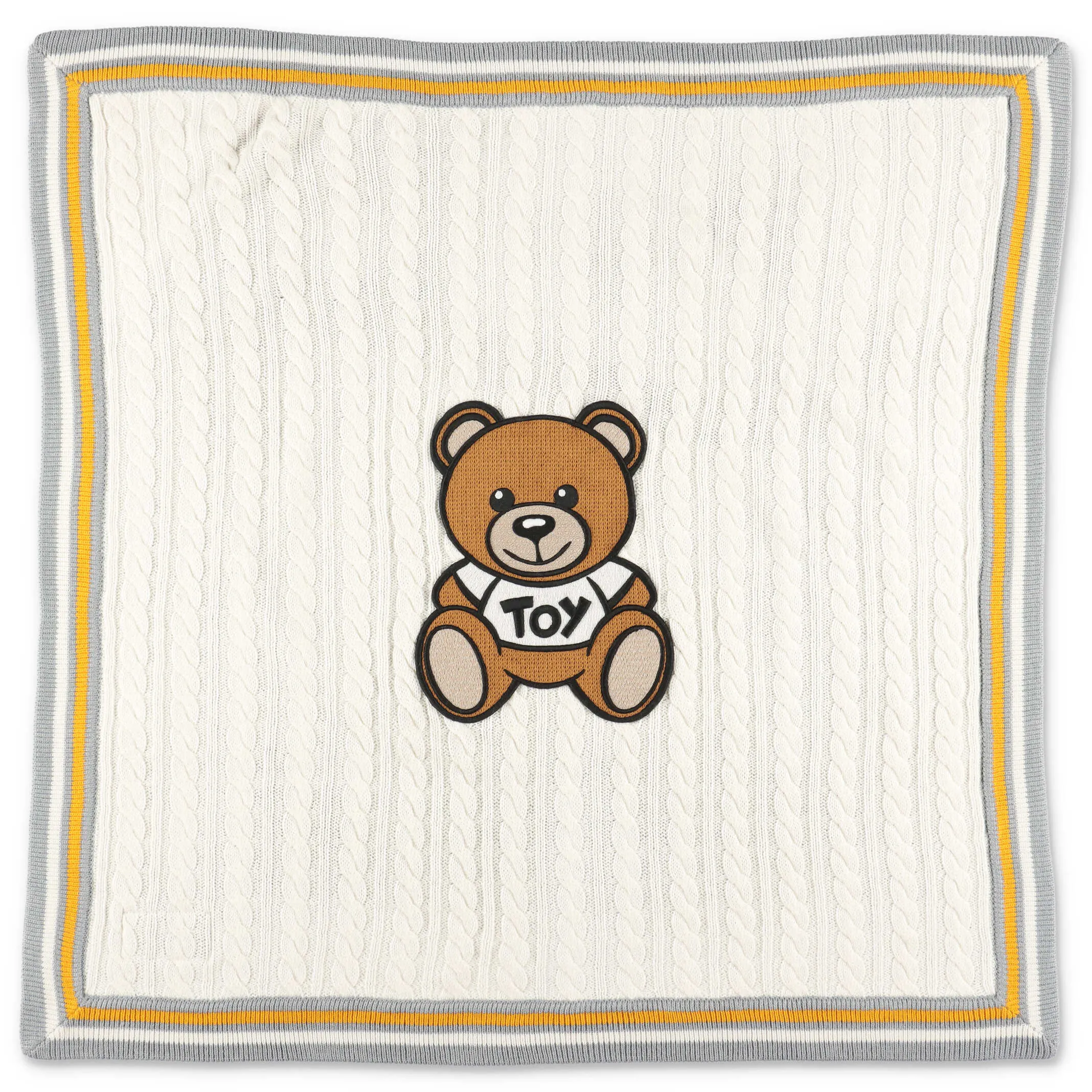 Moschino Kids Teddy Bear Motif Blanket