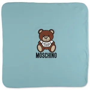 Moschino Kids Teddy Bear Motif Blanket