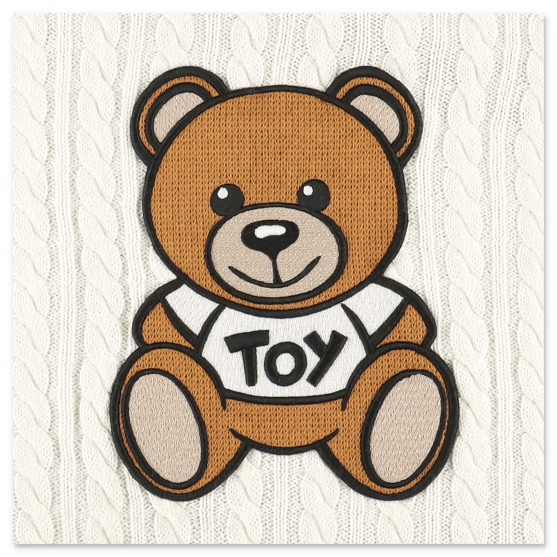 Moschino Kids Teddy Bear Motif Blanket