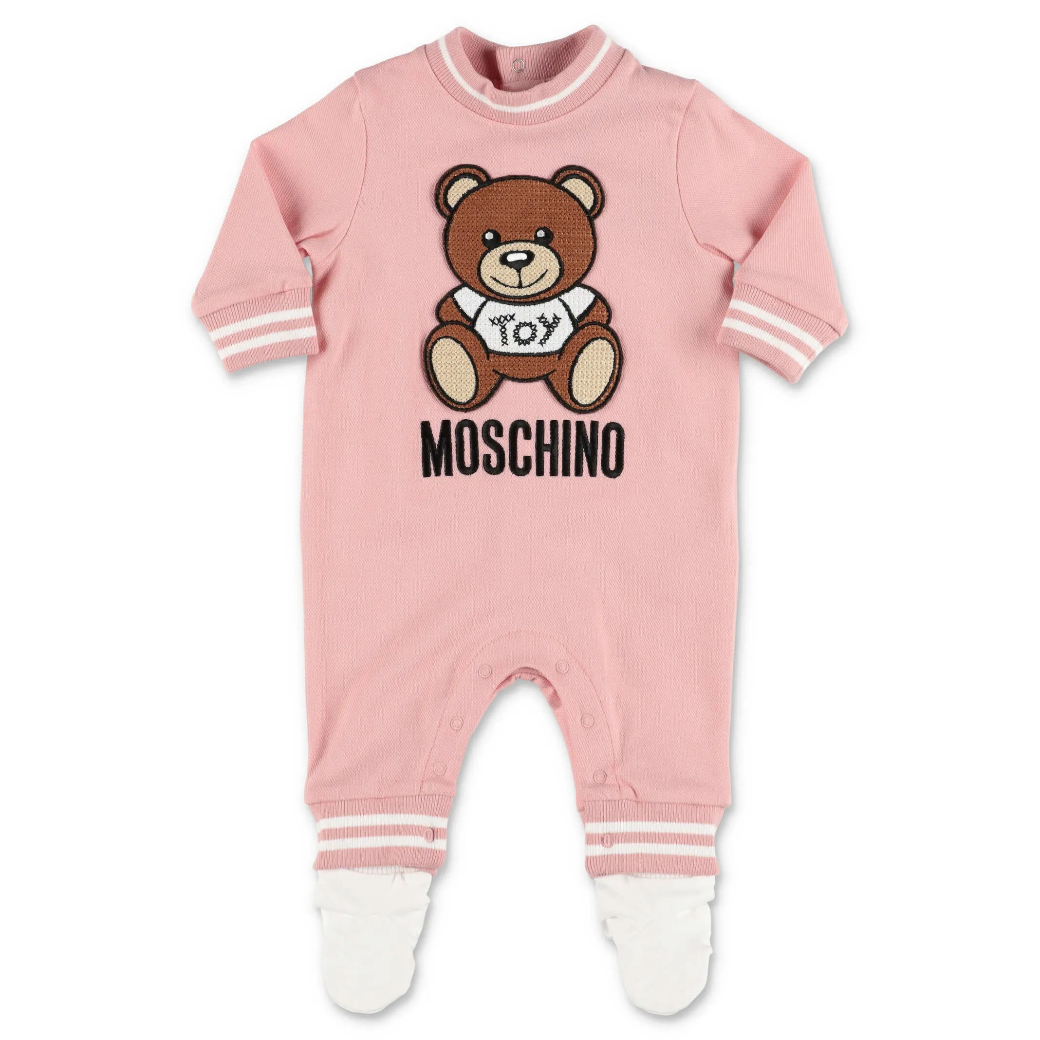Moschino Kids Teddy Bear Motif Jumpsuit