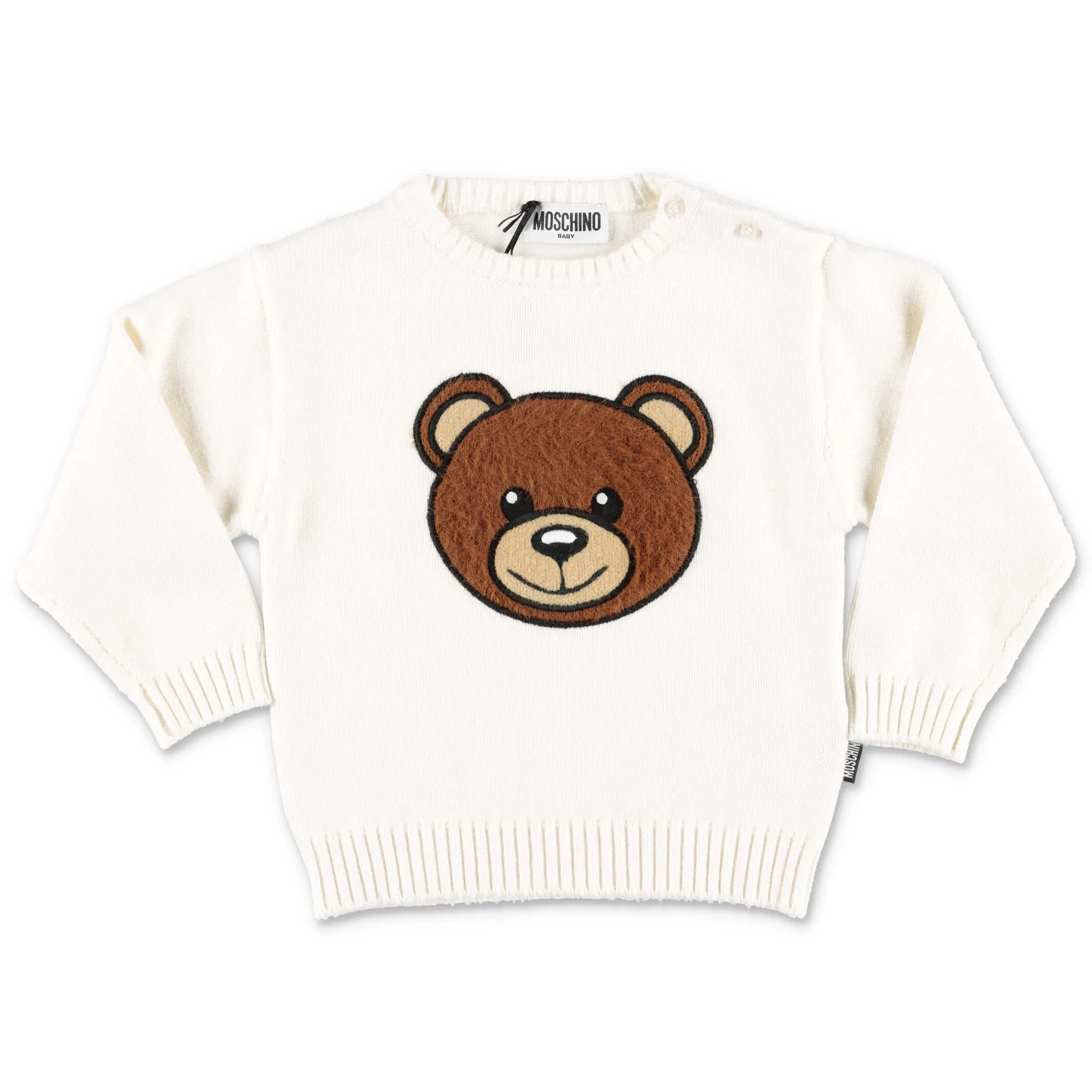 Moschino Kids Teddy Bear Patch Jumper