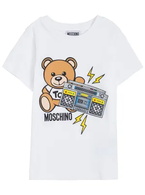Moschino Kids Teddy Bear Print T-Shirt