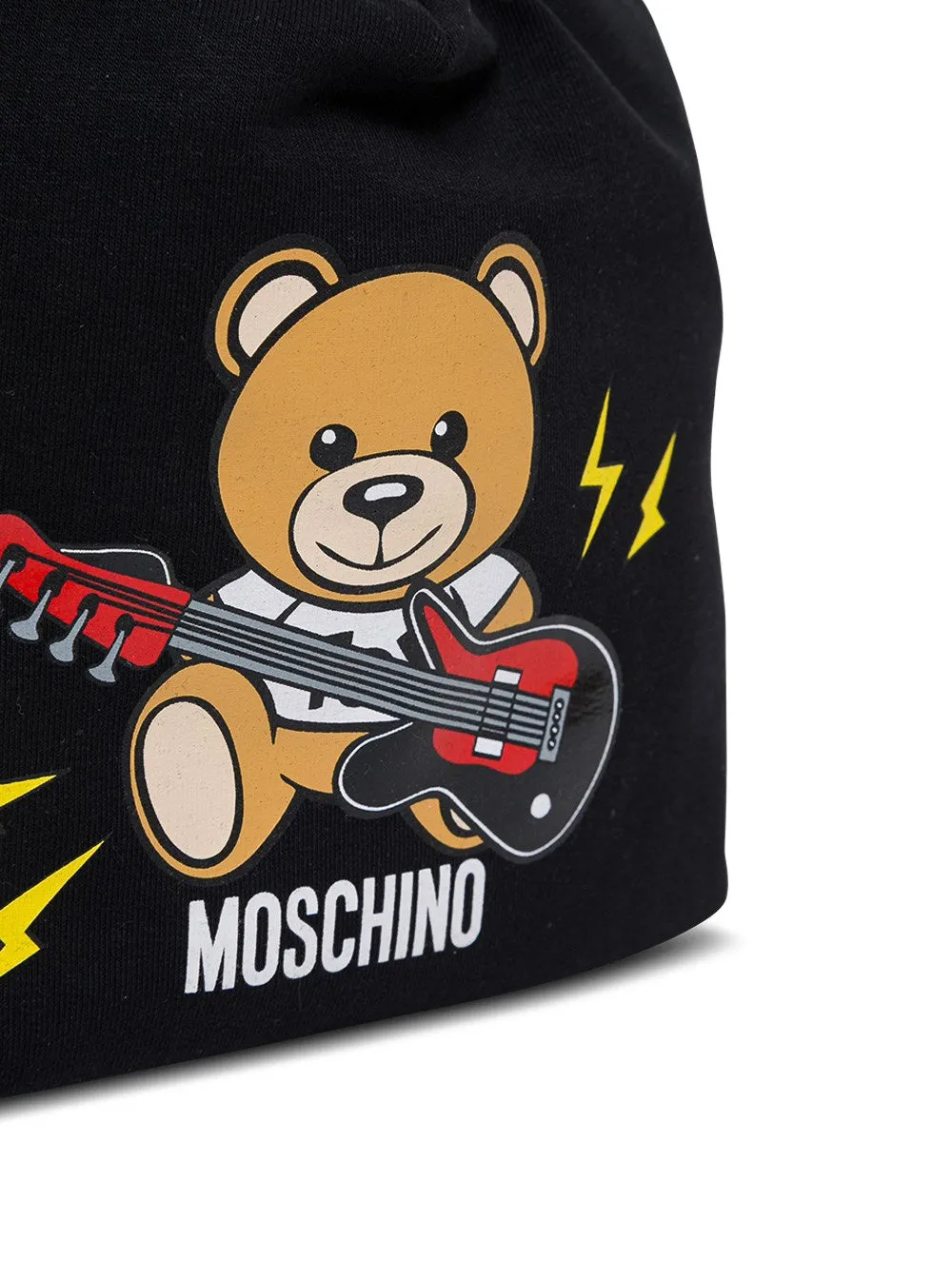 Moschino Kids Teddy Bear Printed Beanie