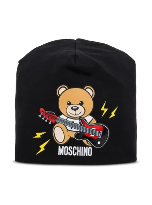 Moschino Kids Teddy Bear Printed Beanie