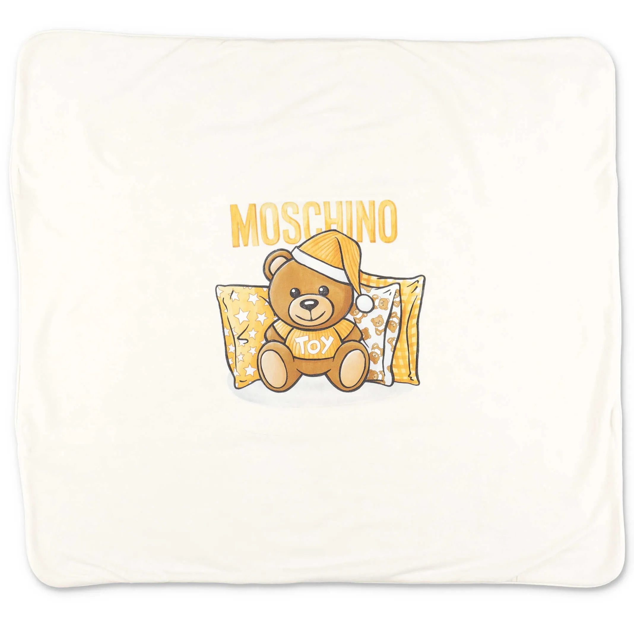 Moschino Kids Teddy Bear Printed Blanket