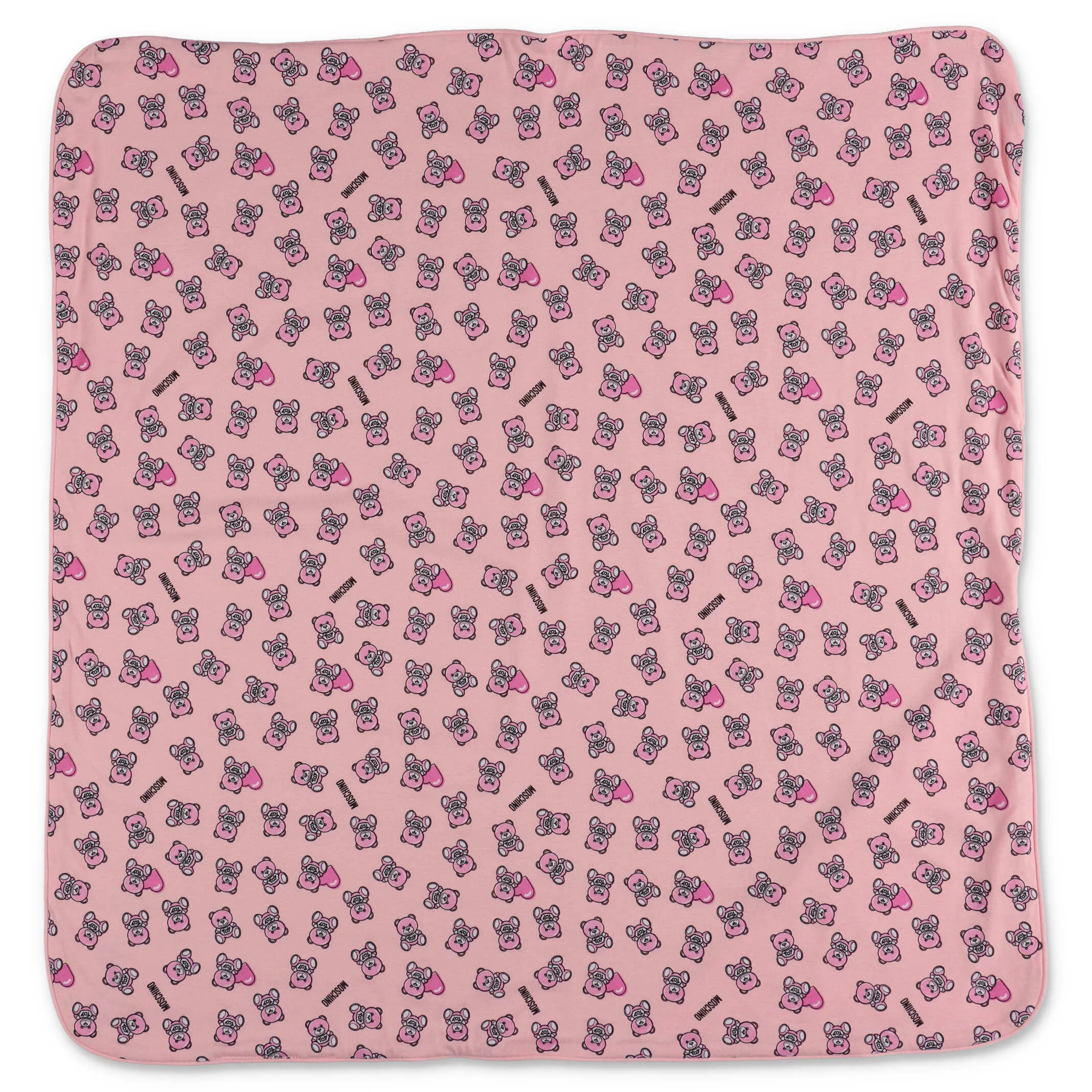 Moschino Kids Teddy Bear Printed Blanket
